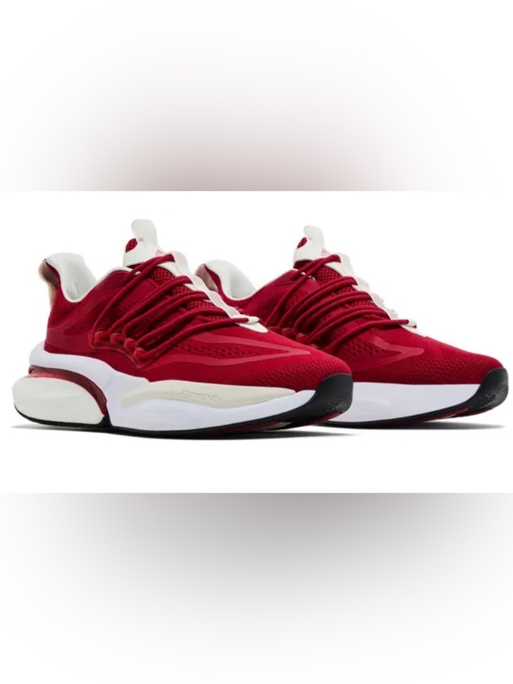 Indiana Hoosiers adidas Alphaboost V1 Sustainable BOOST Shoes - Crimson/White,